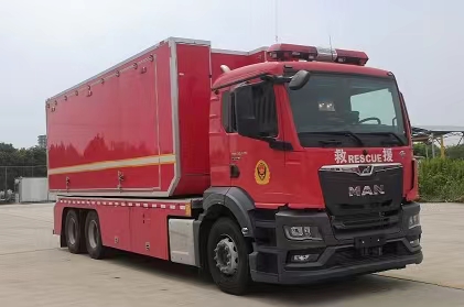 CLW5220TXFZX100型自装卸式消防车
